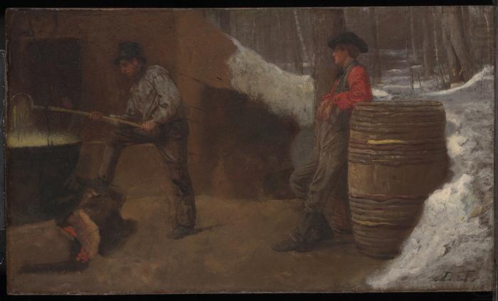 Eastman Johnson The Sugar Camp china oil painting image